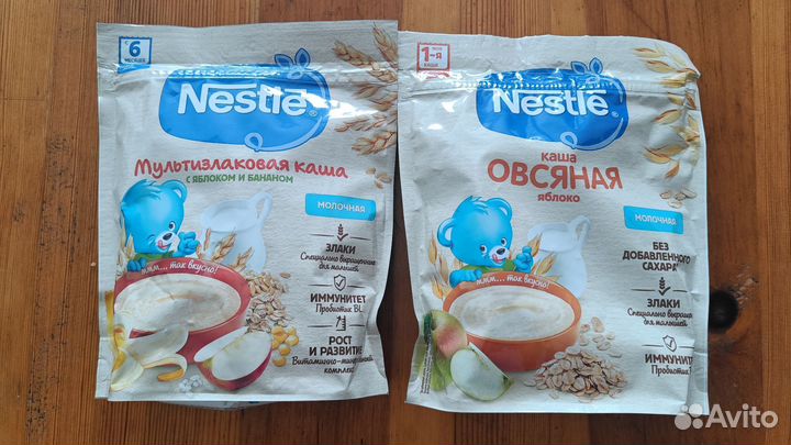 Молочные каши нестле