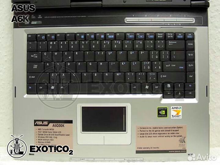 Asus A6K Запчасти