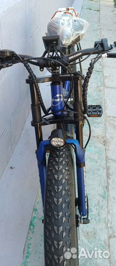 Электрофэтбайк полный привод электровелосипед