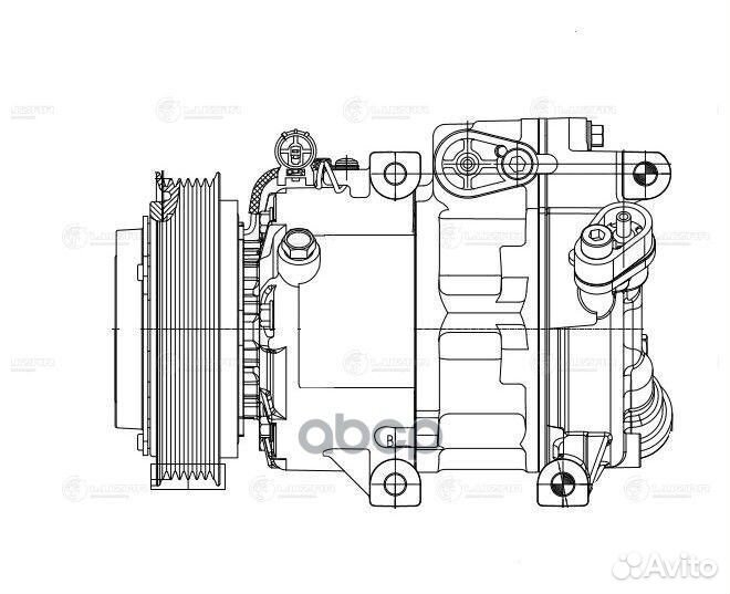 Компрессор кондиционера KIA ceed 1.6/hyundai i3