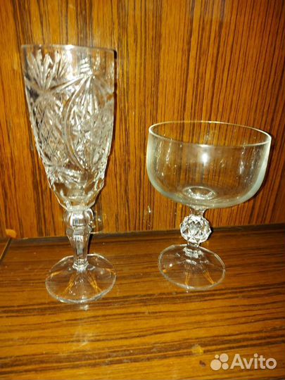 Хрусталь времен СССР в ассортименте