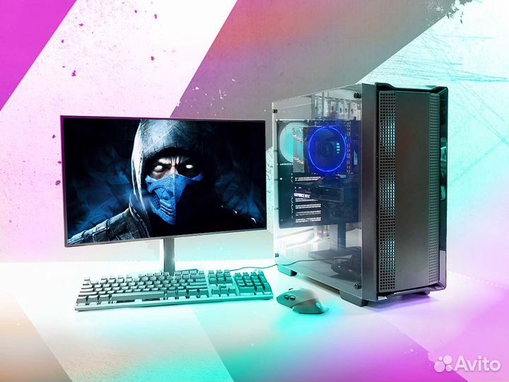 Пк для игр AMD Ryzen 7 7700X / RTX 3060 Ti