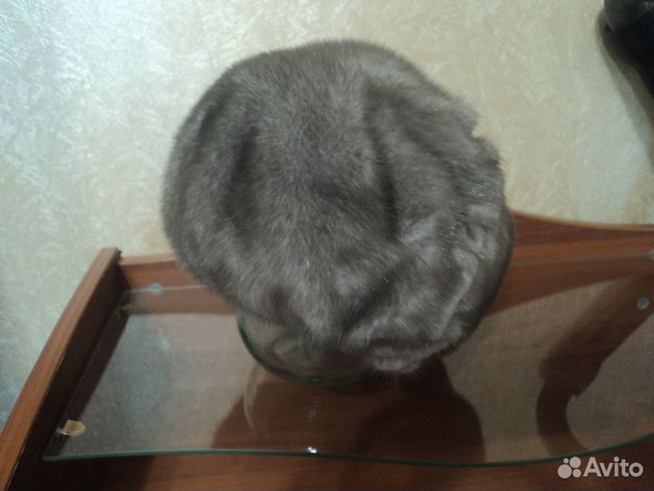 Берет женский норковый