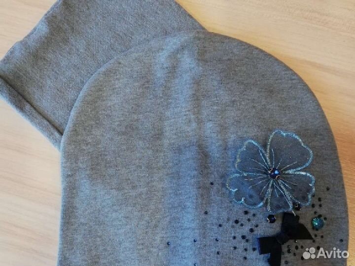 Шапка и снуд для девочки