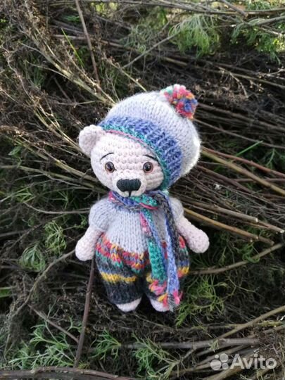 Вязаный мишка