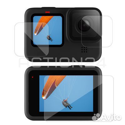 Набор защитных стекол для GoPro Hero 11 / 10 / 9 B