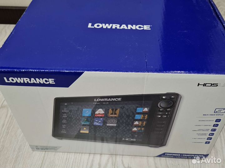 Lowrance HDS 12 Live с датчиком Новый в упаковке
