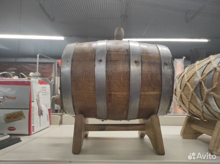 Бочка дубовая 5 литров подготовленная