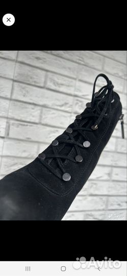 Ботильоны женские зимние 36 размер замшевые