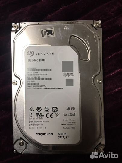 Жесткий диск 500 гб 3.5