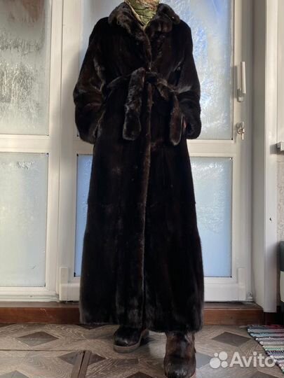Шуба норковая 42 44 бу