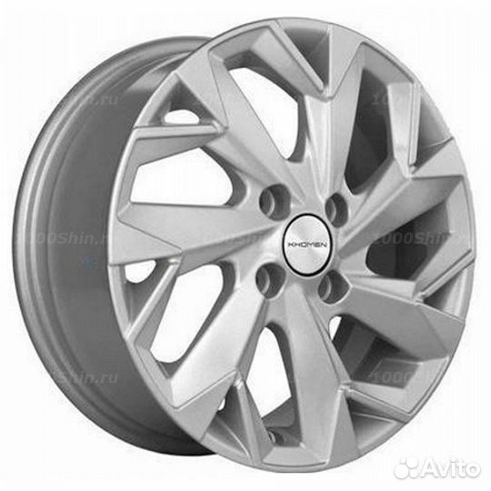 Диск 5,5*14 4*100 ET43 60,1 Khomen Wheels KHW1402 F-Silver (Toyota Corolla)