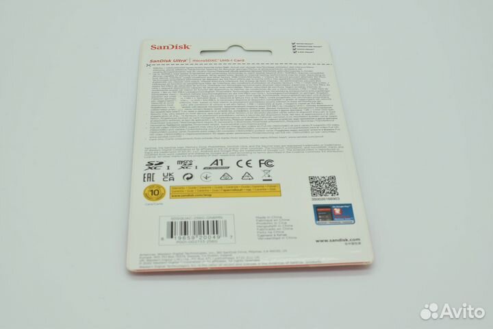 Карта памяти SanDisk Ultra microsdxc 256гб 150MB/s