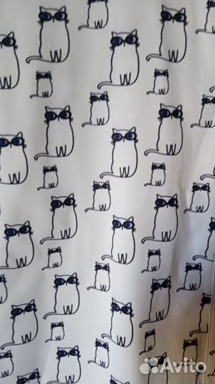 Рубашка женская с кошками