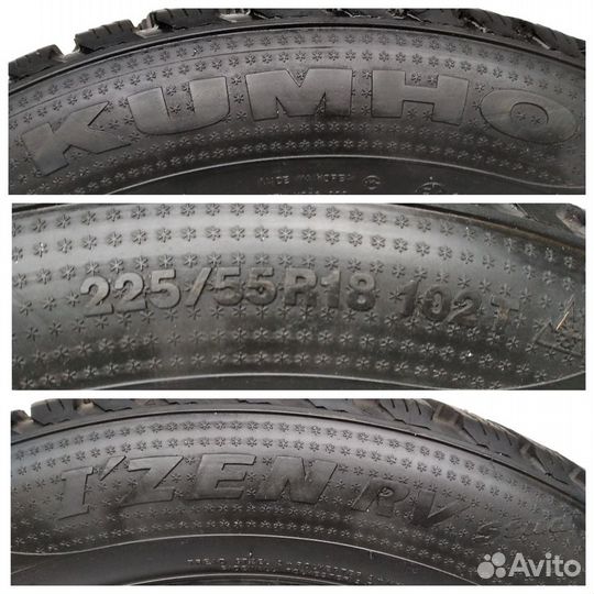 Kumho I'Zen RV Stud KC16 225/55 R18