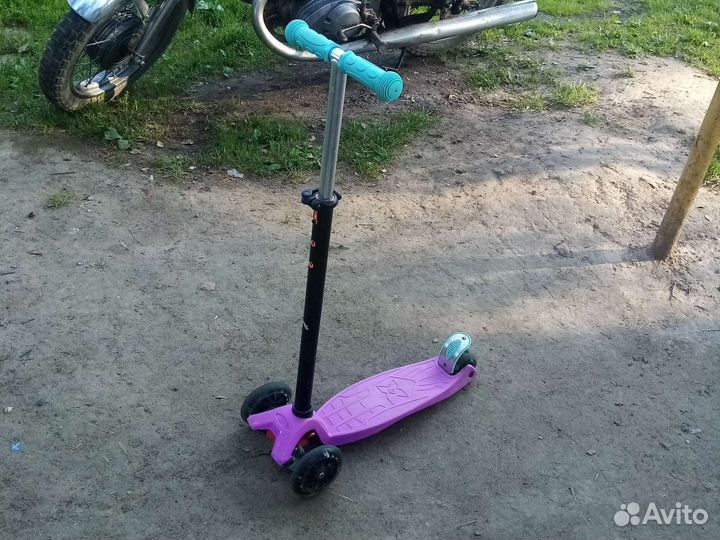 Самокат детский трехколесный бу