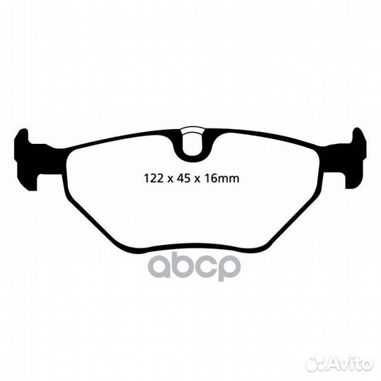 Накладки тормозные DP21091 EBC Brakes