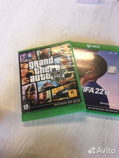 Xbox One s fifa 22 и gta 5