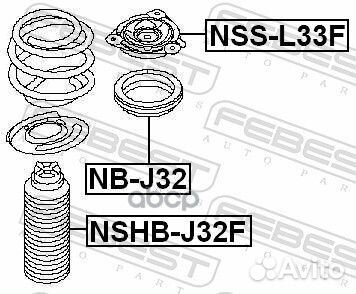 Опора амортизационной стойки перед прав/лев