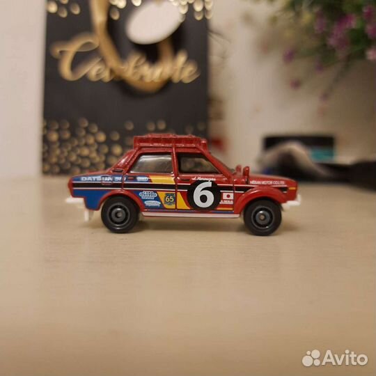 Datsun 510 Rally Matchbox 1:64 распак