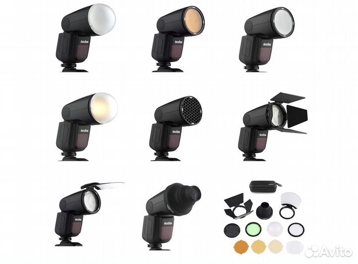 Набор насадок Godox AK-R1 для вспышки V1