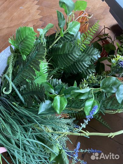 Искусственные цветы для декора