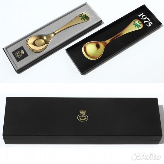 Коллекционная ложка, G. Jensen, 1975год, серебро