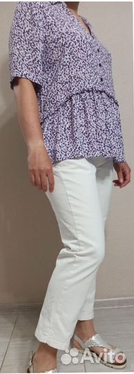 Брюки капри 48 размер