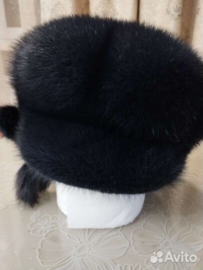 Шапка норковая женская
