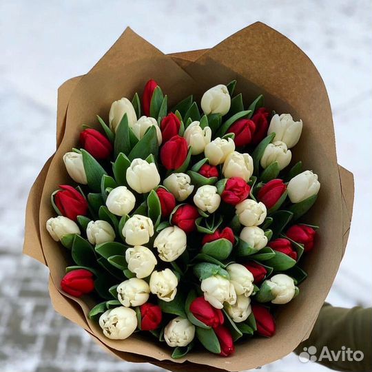 Тюльпаны, розы, букеты