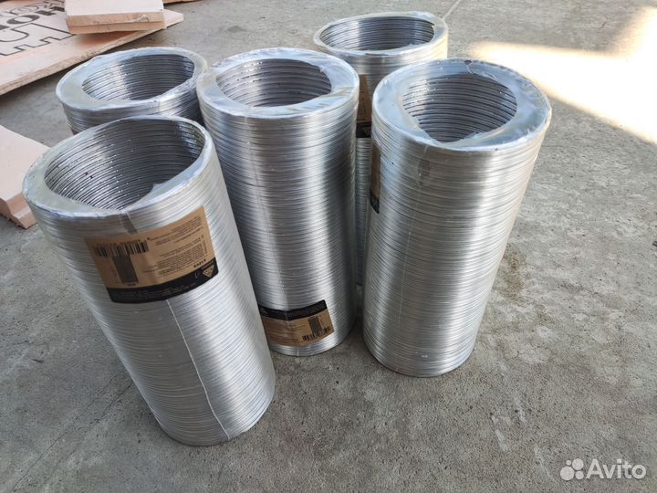 Канал алюминиевый гофрированный d-120