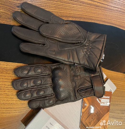 Перчатки мото blauer H.T Combo Brown