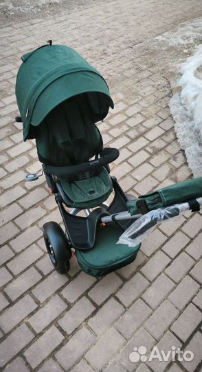 Велосипед коляска Luxury трехколесный с ручкой