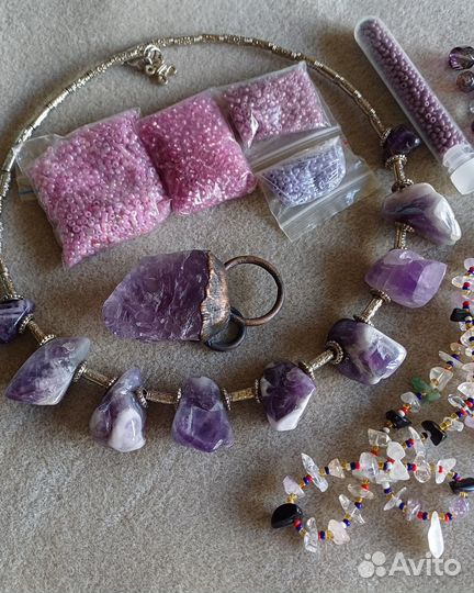 Материалы на переделку в розово- сиреневых тонах