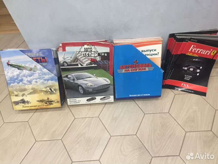 Комплект тематических журналов автомобили самолеты