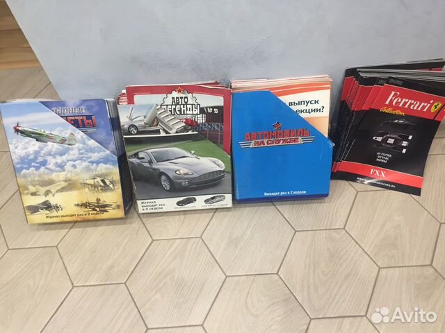 Комплект тематических журналов автомобили самолеты