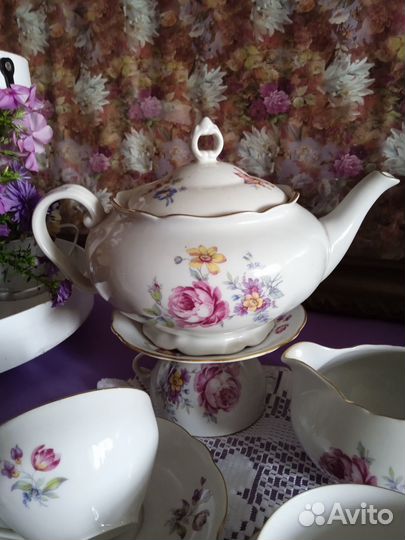 Чайный сервиз Чехословакия (некомплект)