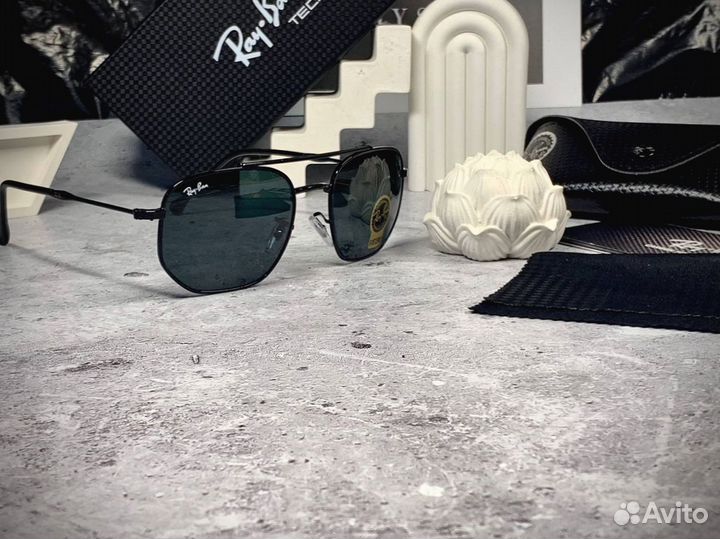 Очки Ray Ban Aviator черные