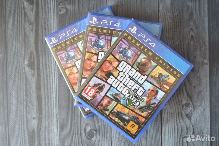 GTA 5 диск PS4 (новый)