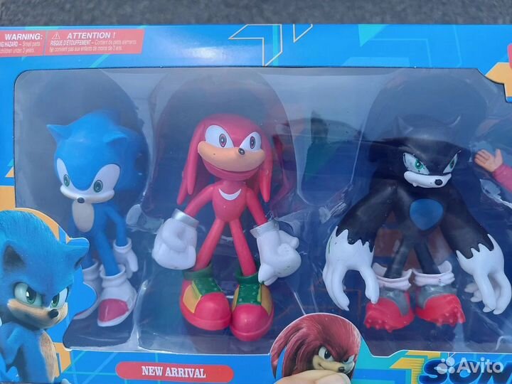 Детский игровой набор Соник и его друзья 6 шт
