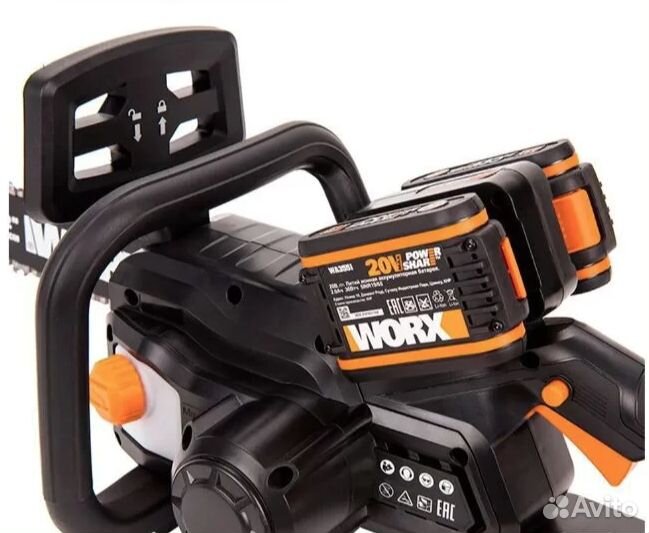 Пила цепная аккумулят Worx WG381E 40V Li cordless