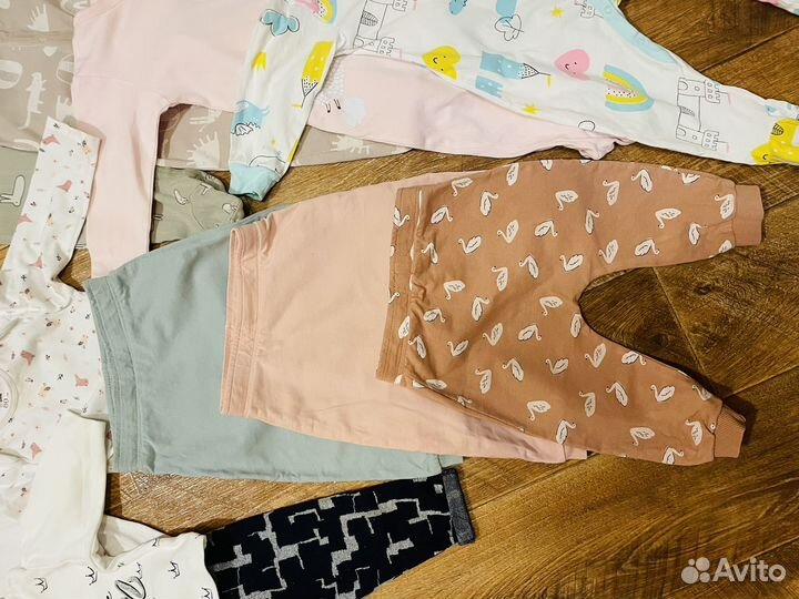 Вещи пакетом на девочку 74 80 crokid