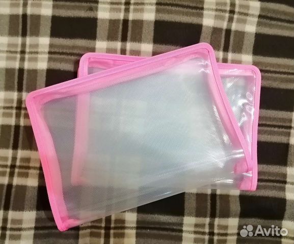 Папка прозрачная на молнии А4