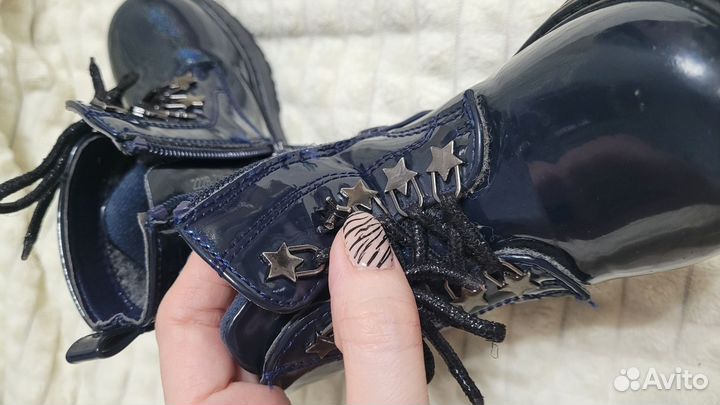 Ботинки демисезонные для девочки 25 размер