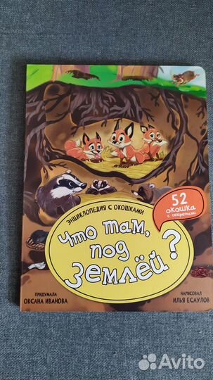 Детская книга с окошками