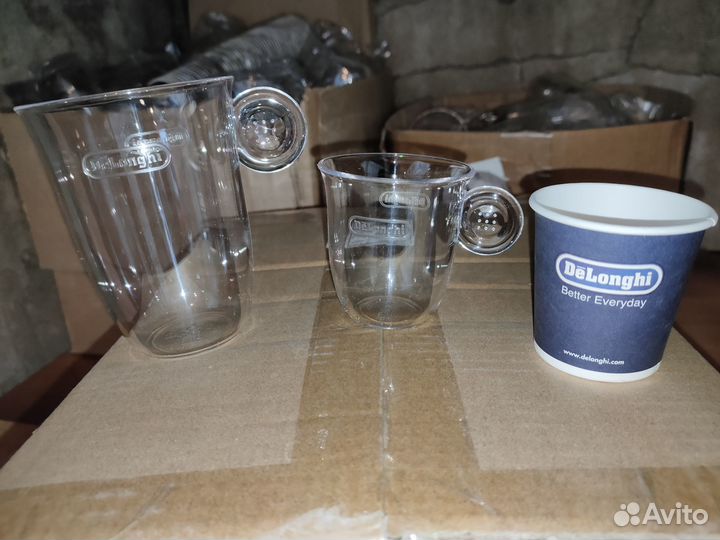 Итальянские стаканчики Delonghi для кофе