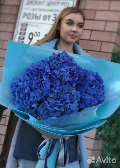 Букеты из гортензий