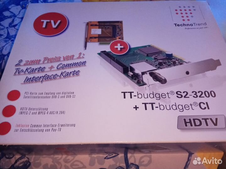 Спутниковая DVB-S/S2 Technotrand TTbudget S2-3200