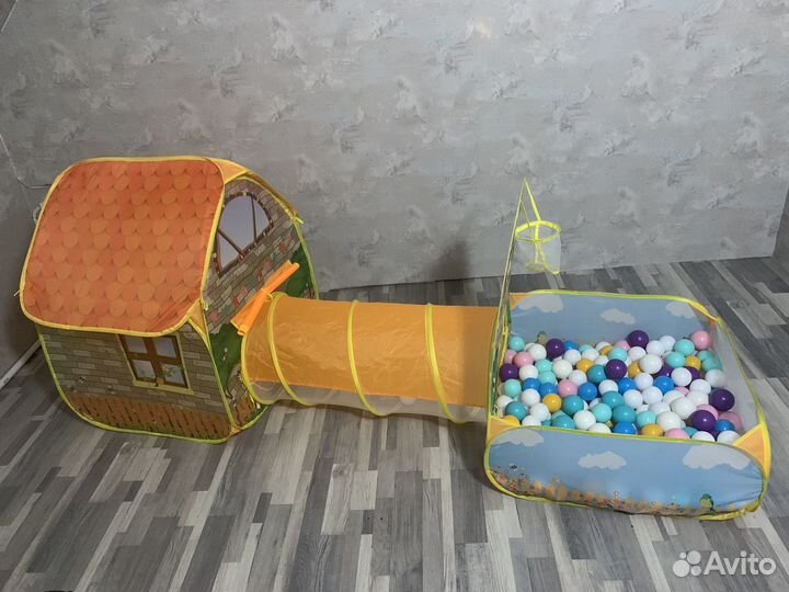 Палатка-Сухой бассейн с шариками
