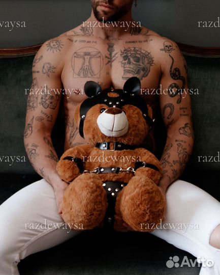 Портупея гартеры маска кошки наручники